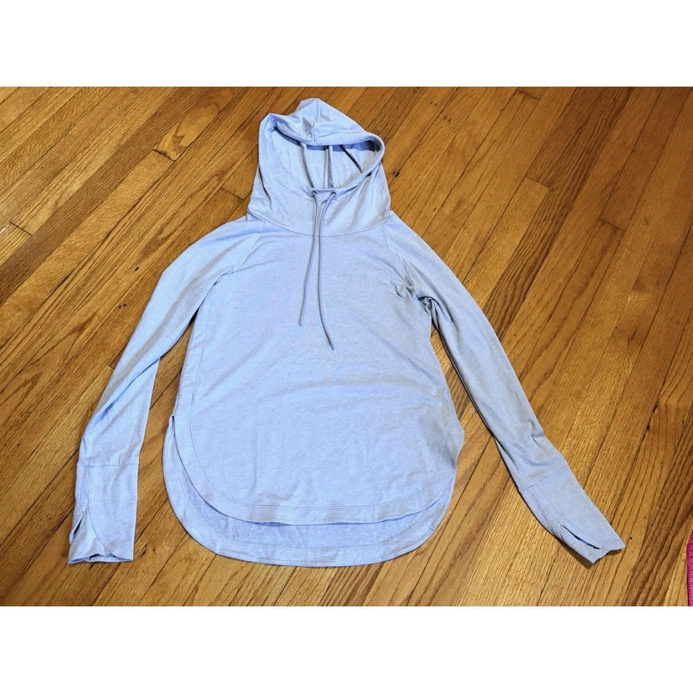 ATHLETA Uptempo Hoodie Sweatshirt Heather Grey Large XSP